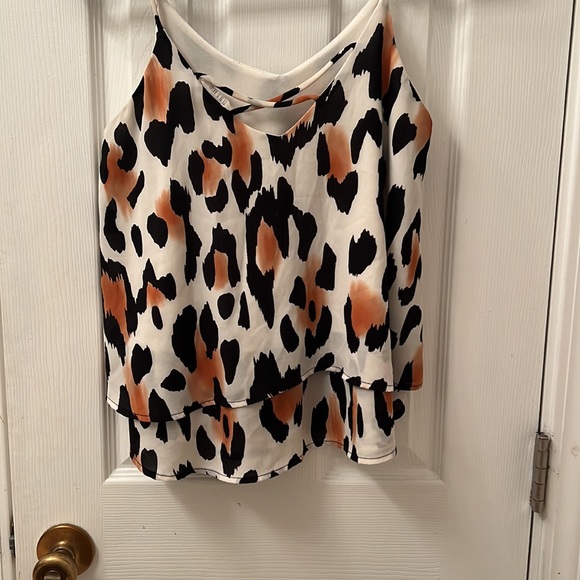 Peach Love California Animal Print Tank Top - Picture 2 of 4